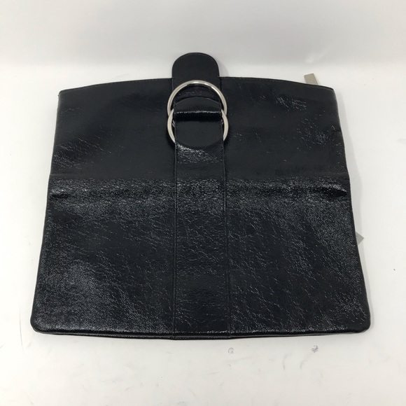 HOBO International black leather clutch - Picture 4 of 8